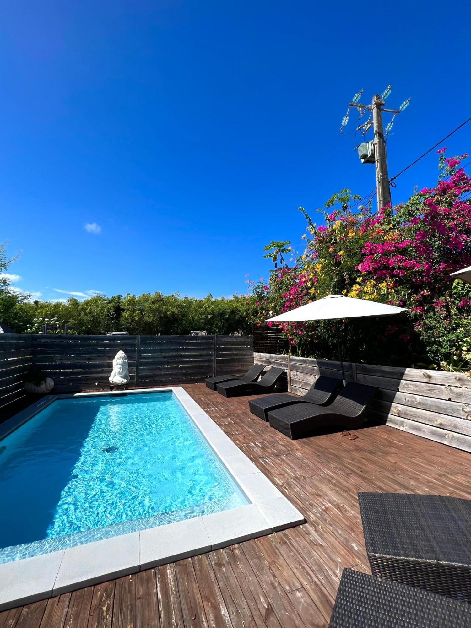 The Bluebamboo Hotel Le Moule Luaran gambar